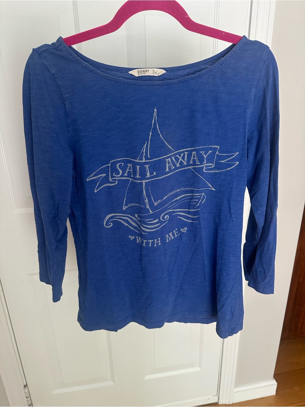 Old Navy ‘Sail Away With Me' Graphic Long Sleeve Tee